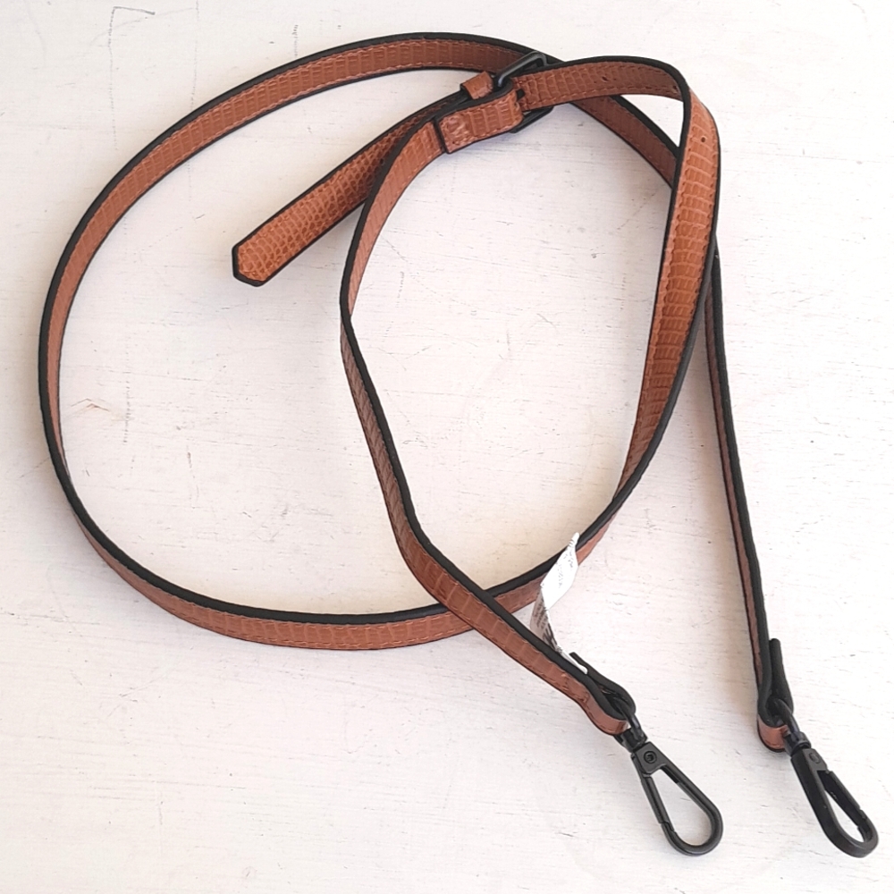 Brown Faux leather replacement Bag Purse Crossbody Shoulder Strap